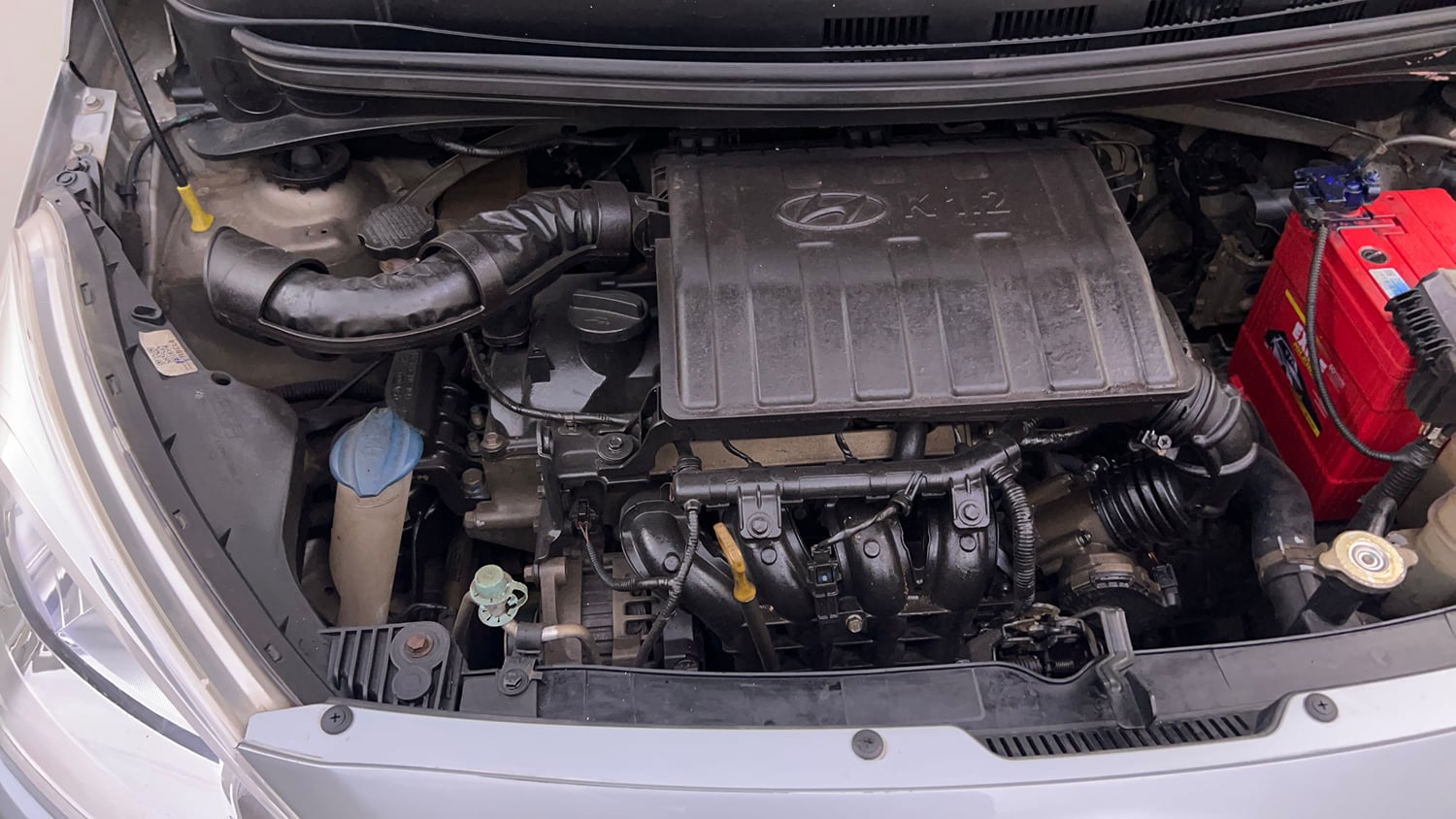 Used 2019 Hyundai Grand i10 Sportz 1.2 Kappa VTVT Petrol Manual engine ENGINE RIGHT SIDE VIEW