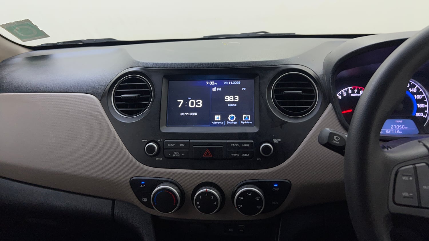 Used 2019 Hyundai Grand i10 Sportz 1.2 Kappa VTVT Petrol Manual top_features Integrated (in-dash) music system