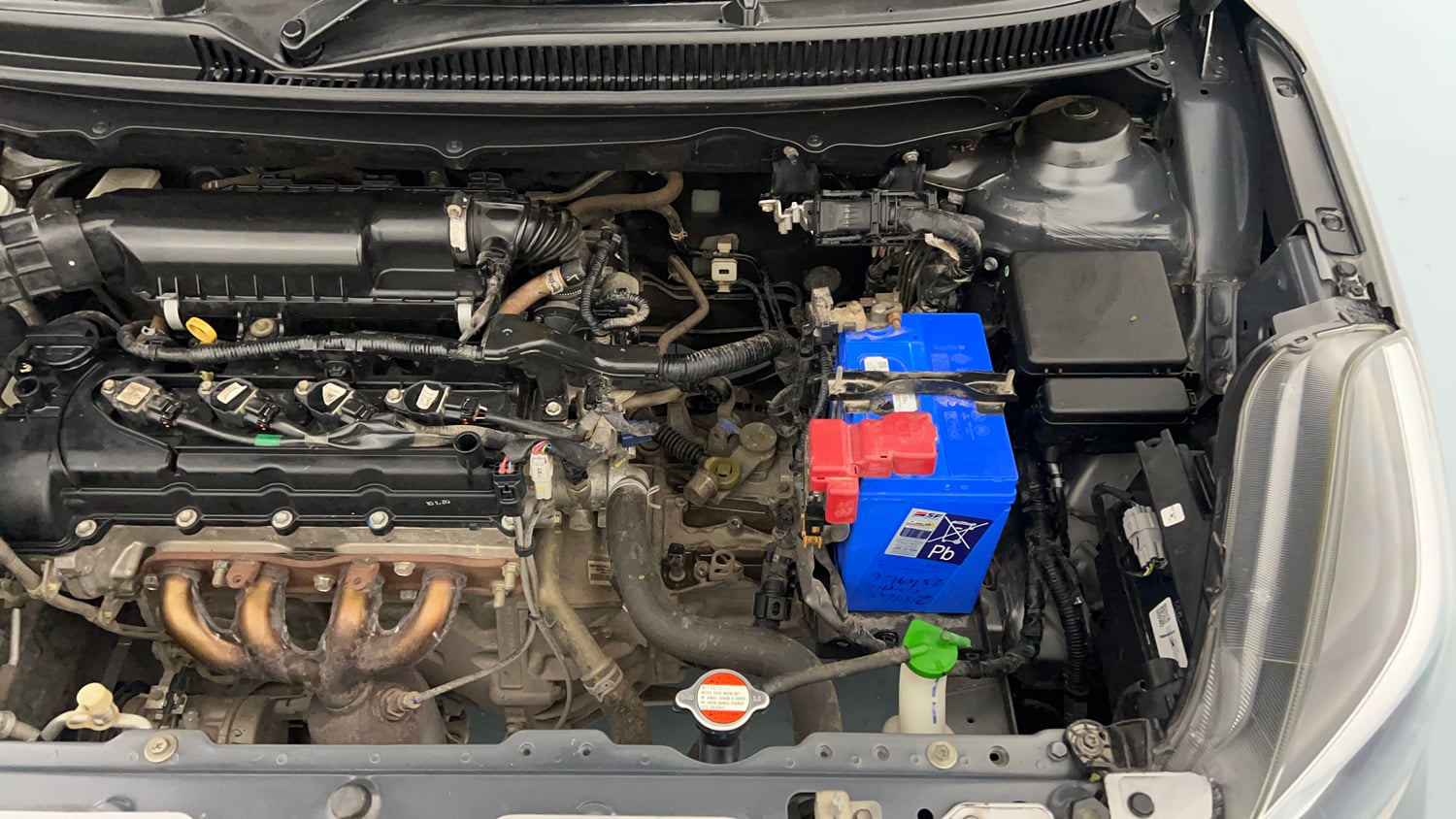 Used 2020 Maruti Suzuki Baleno Zeta Petrol Manual engine ENGINE LEFT SIDE VIEW