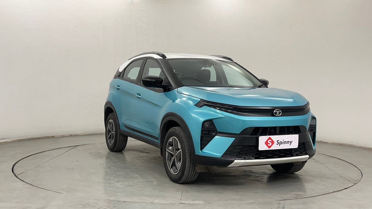 Used 2024 Tata Nexon Creative 1.2 Revotron Petrol 6AMT DT Petrol Automatic exterior RIGHT FRONT CORNER VIEW