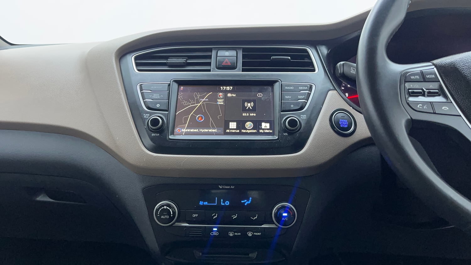 Used 2019 Hyundai Elite i20 Asta 1.2 (O) Petrol Manual interior MUSIC SYSTEM & AC CONTROL VIEW
