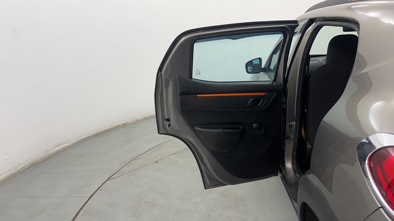 Used 2017 Renault Kwid CLIMBER 1.0 Petrol Manual interior LEFT REAR DOOR OPEN VIEW