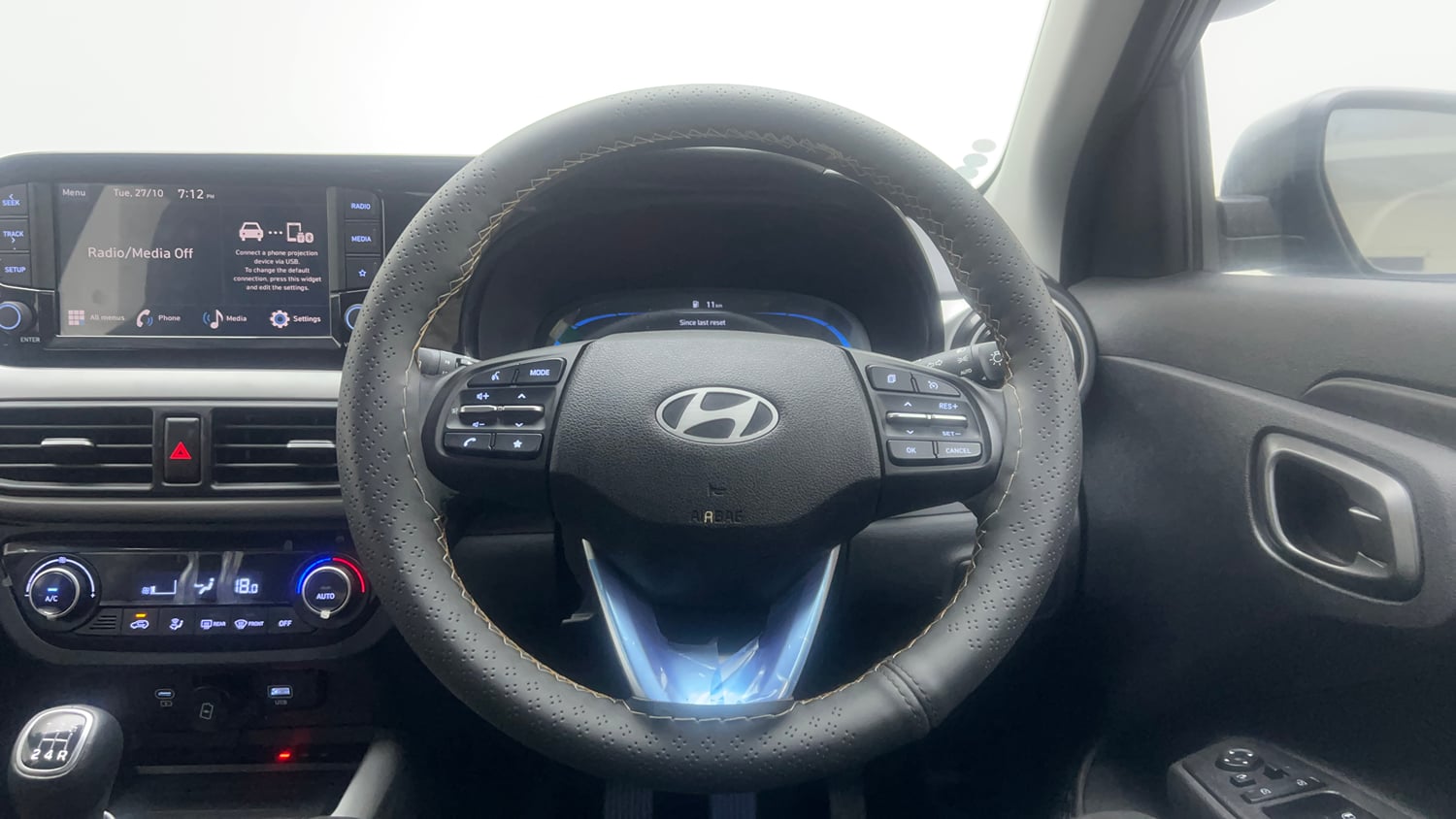 Used 2023 Hyundai Exter SX (O) 1.2 MT Petrol Manual interior STEERING VIEW