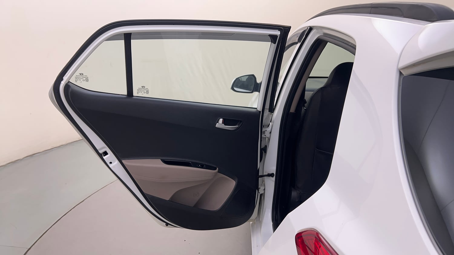 Used 2019 Hyundai Grand i10 Sportz 1.2 Kappa VTVT Petrol Manual interior LEFT REAR DOOR OPEN VIEW