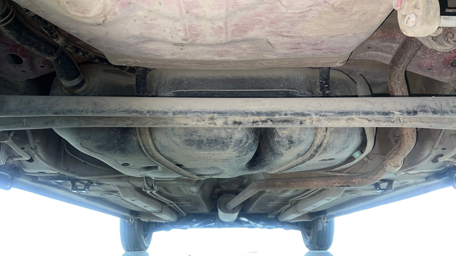 Used 2017 Maruti Suzuki Celerio ZXi AMT Petrol Automatic extra REAR UNDERBODY VIEW (TAKEN FROM REAR)