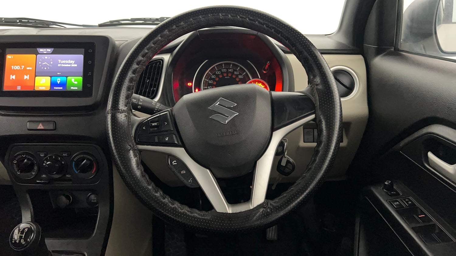 Used 2021 Maruti Suzuki Wagon R ZXi 1.2 Petrol Manual interior STEERING VIEW