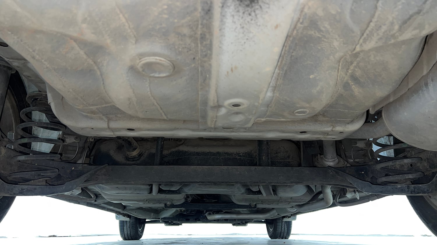 Used 2021 Honda City 4th Generation SV Petrol Petrol Manual extra REAR UNDERBODY VIEW (TAKEN FROM REAR)