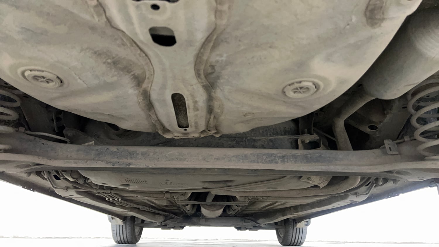 Used 2021 Maruti Suzuki Baleno Zeta Automatic Petrol Automatic extra REAR UNDERBODY VIEW (TAKEN FROM REAR)