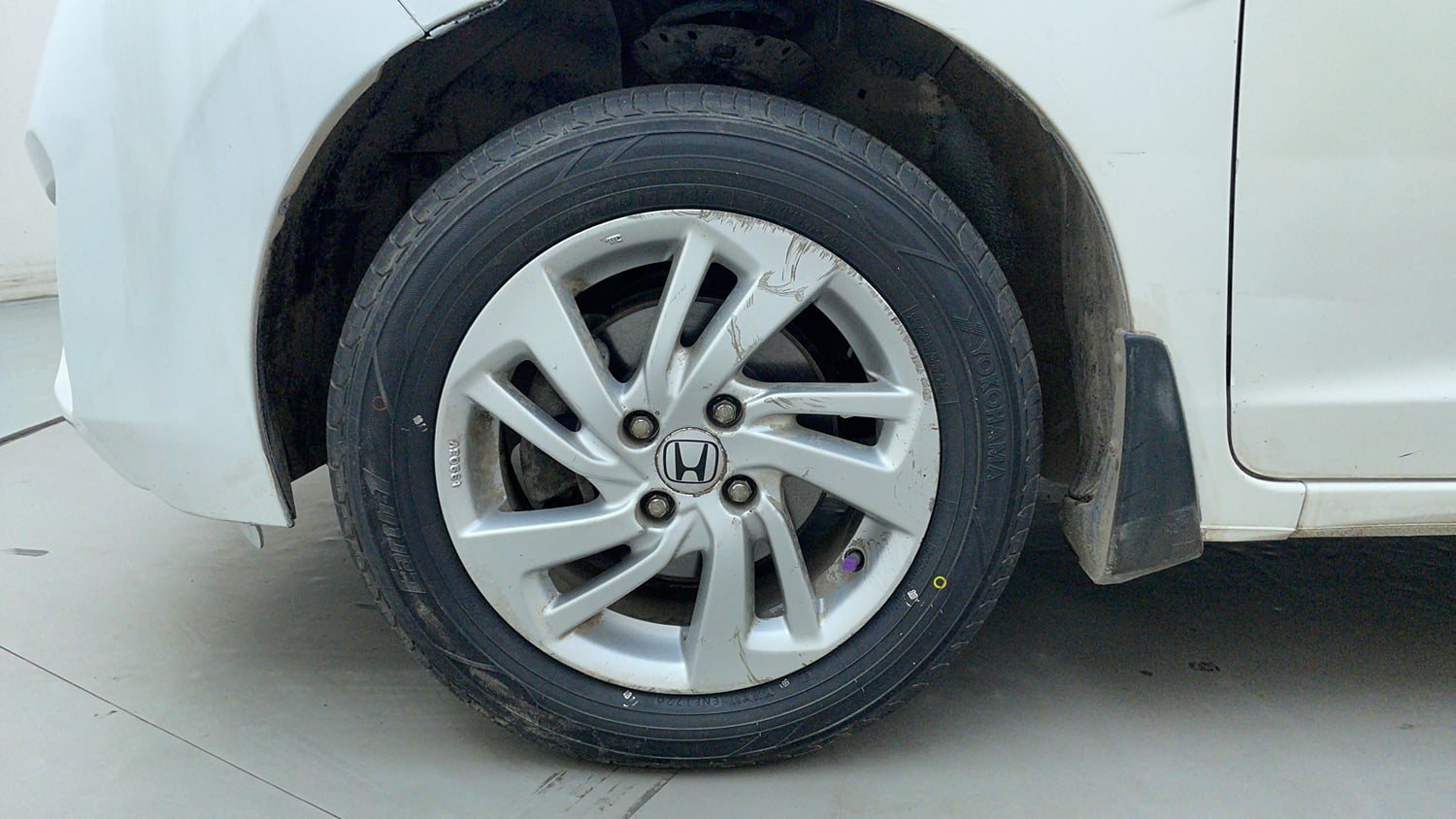 Used 2016 Honda Jazz VX Petrol Petrol Manual tyres LEFT FRONT TYRE RIM VIEW
