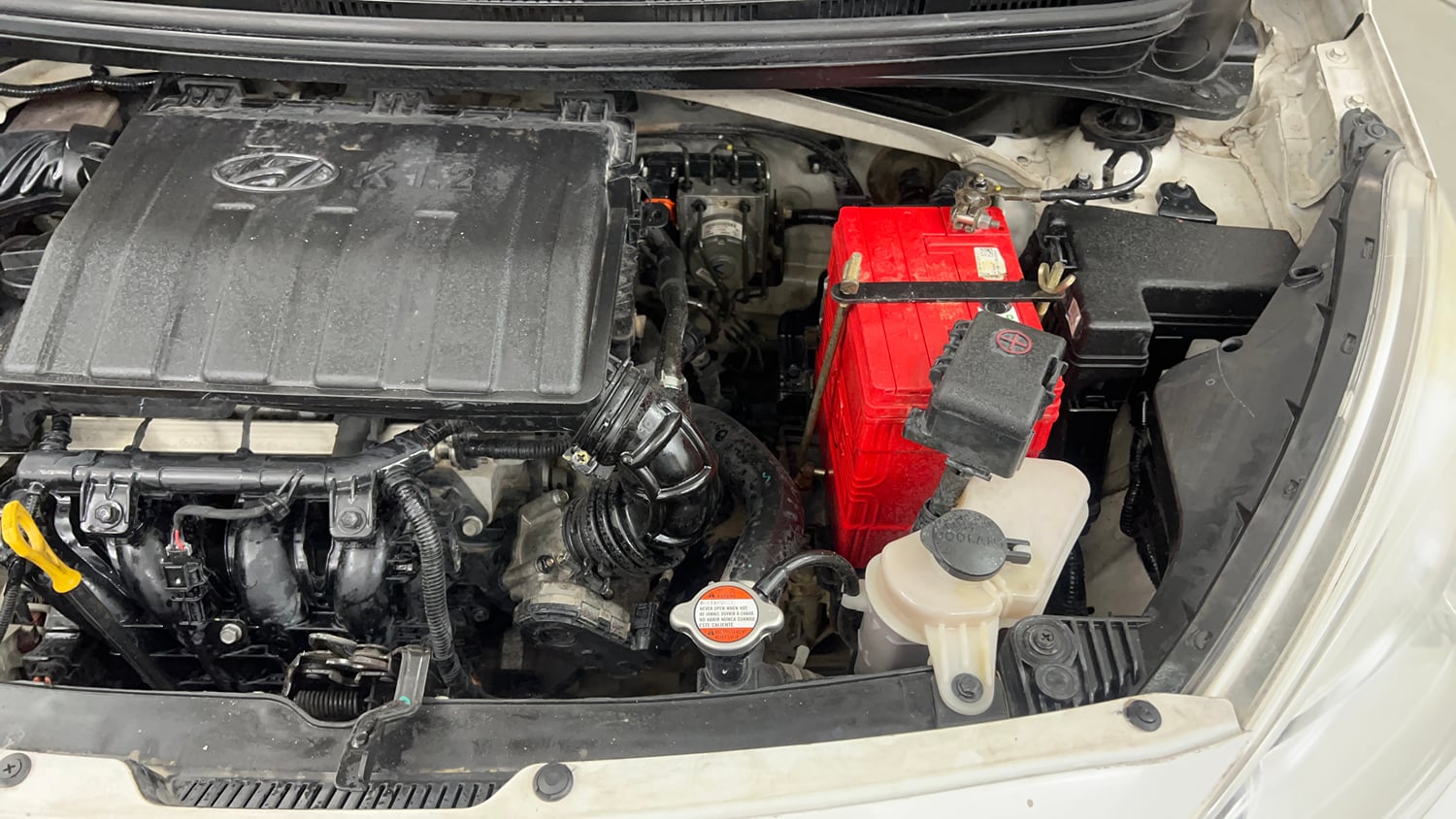 Used 2016 Hyundai Grand i10 Asta 1.2 Kappa VTVT (O) Petrol Manual engine ENGINE LEFT SIDE VIEW