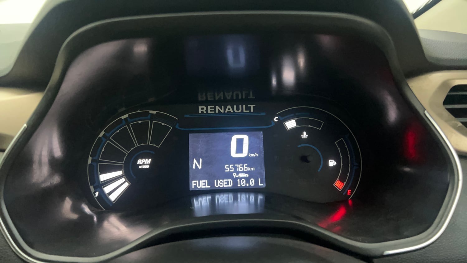 Used 2021 Renault Kiger RXT AMT Petrol Automatic interior CLUSTERMETER VIEW