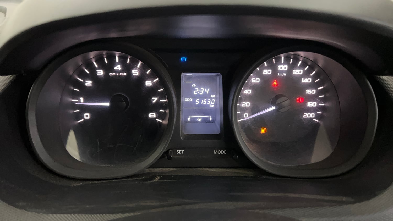 Used 2018 Tata Tiago Revotron XT Petrol Manual interior CLUSTERMETER VIEW
