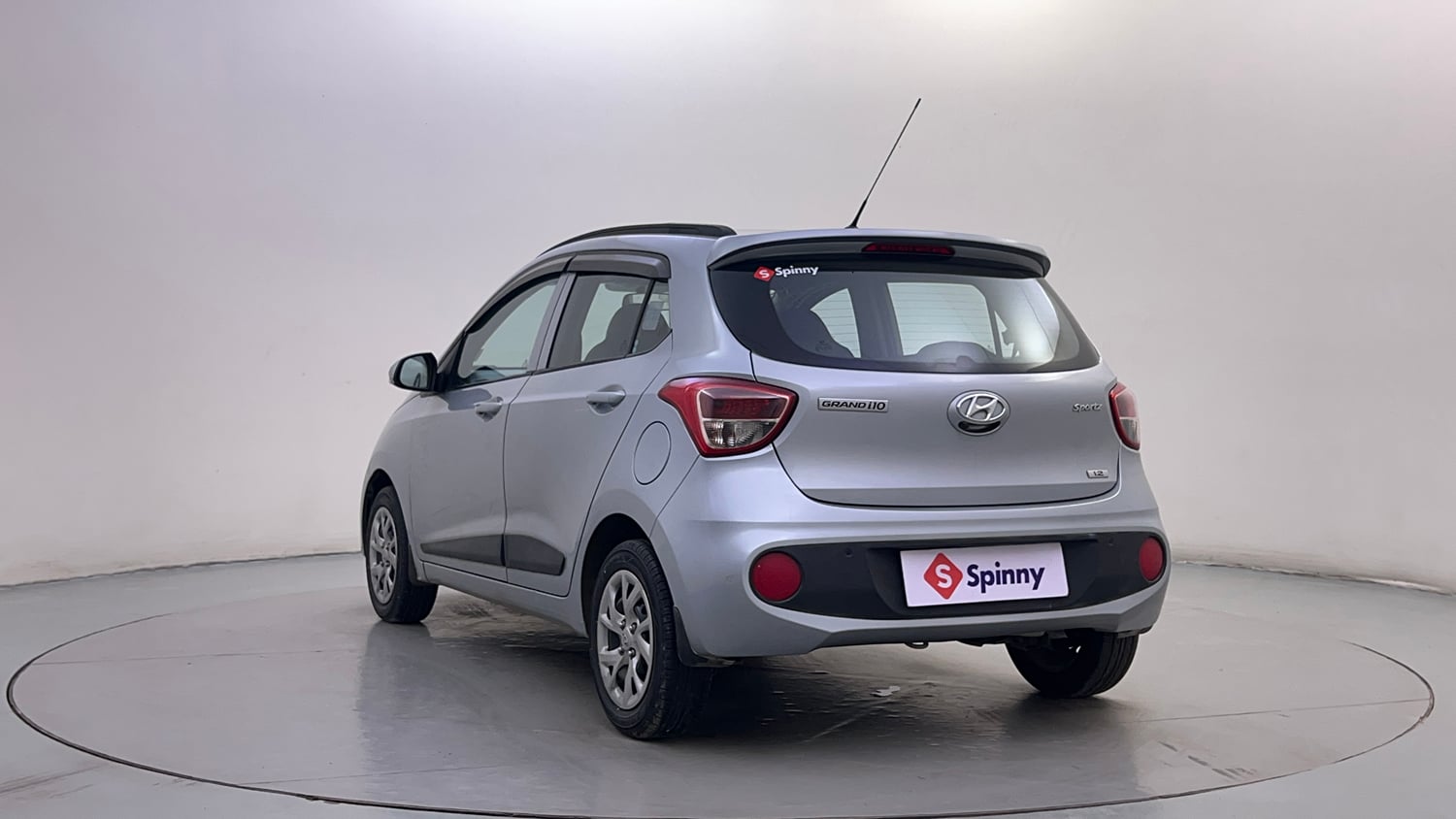 Used 2019 Hyundai Grand i10 Sportz 1.2 Kappa VTVT Petrol Manual exterior LEFT REAR CORNER VIEW