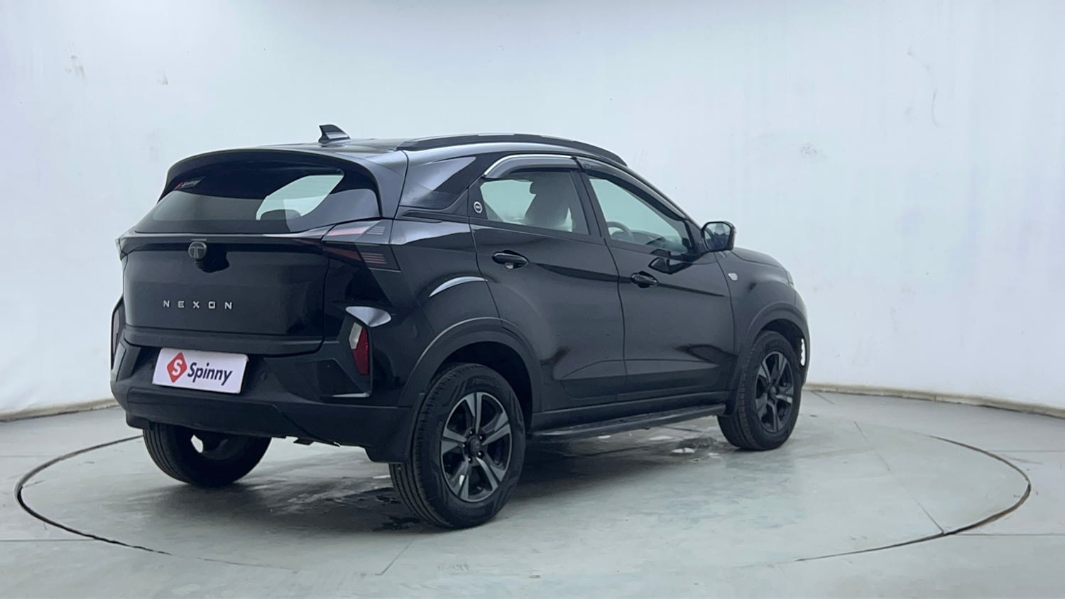Used 2024 Tata Nexon Fearless Plus (S) 1.5 Diesel 6MT Dark Edition Diesel Manual exterior RIGHT REAR CORNER VIEW