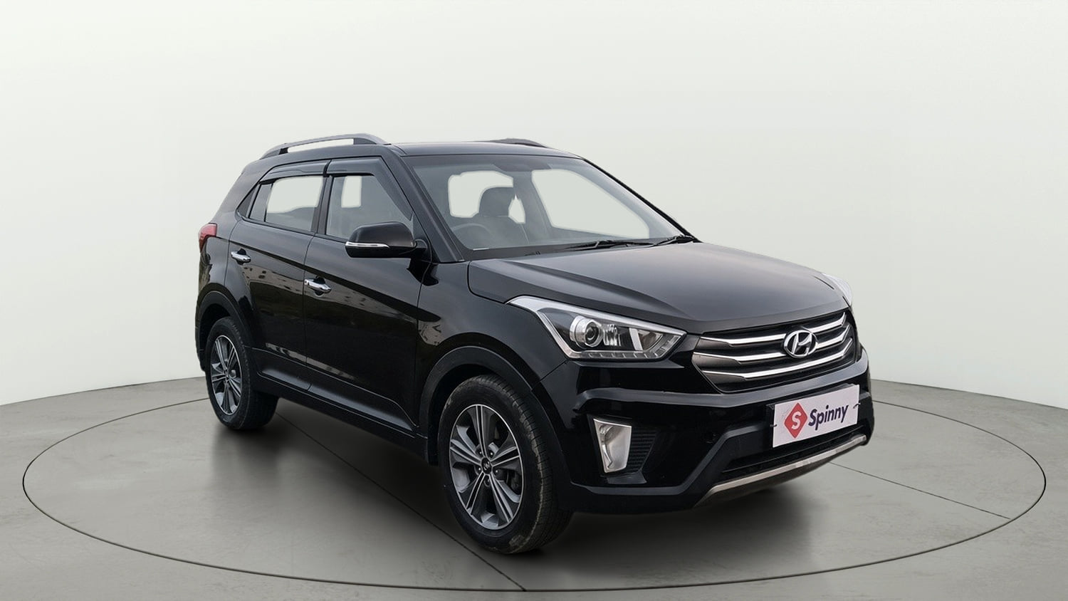 Used 2016 Hyundai Creta 1.6 SX Plus AT Petrol Petrol Automatic exterior RIGHT FRONT CORNER VIEW