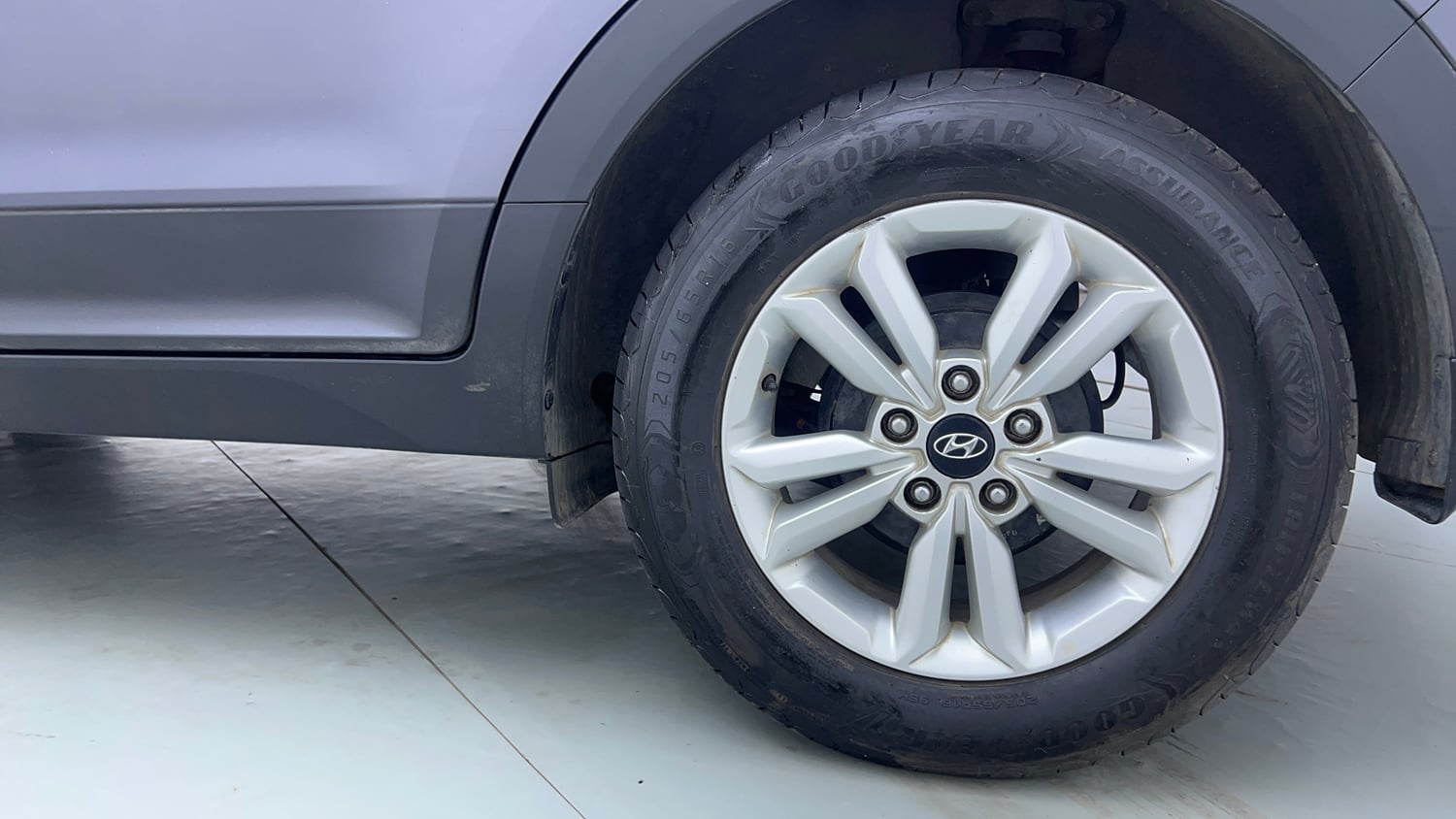 Used 2018 Hyundai Creta SX Plus 1.6  Petrol Petrol Manual tyres LEFT REAR TYRE RIM VIEW