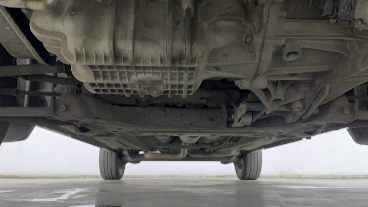 Used 2017 Ford EcoSport Titanium 1.5L Ti-VCT AT Petrol Automatic extra FRONT LEFT UNDERBODY VIEW