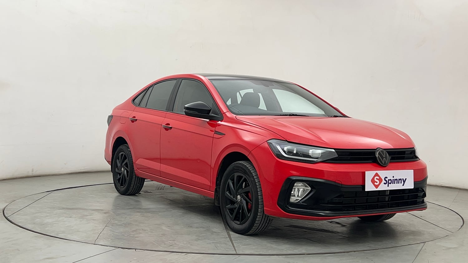 Used 2025 Volkswagen Virtus GT Line 1.0 TSI AT Petrol Automatic exterior RIGHT FRONT CORNER VIEW
