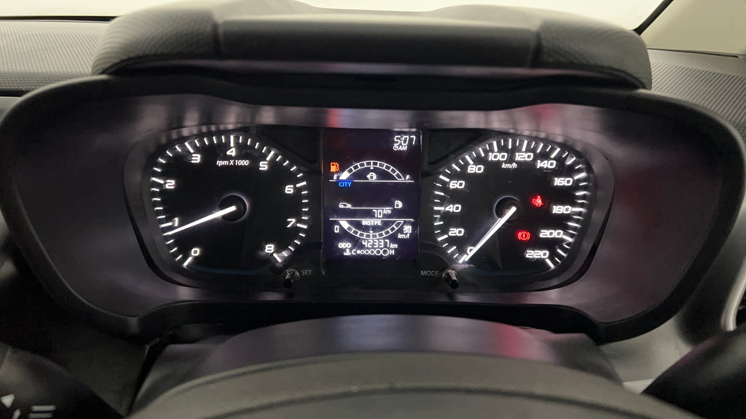 Used 2024 Tata Altroz XE Plus Diesel Diesel Manual interior CLUSTERMETER VIEW