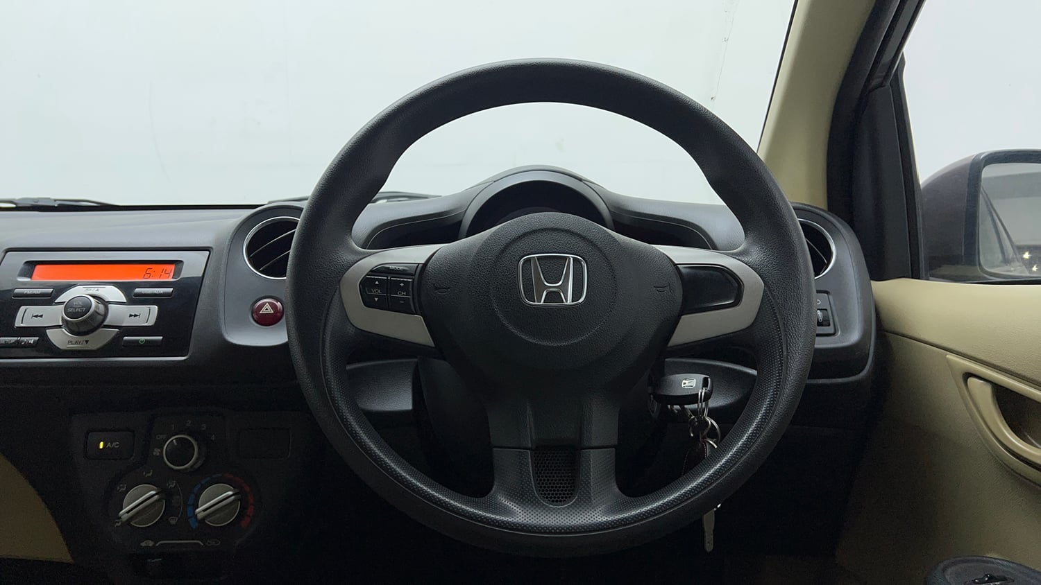 Used 2016 Honda Amaze 1.2 S i-VTEC Petrol Manual interior STEERING VIEW
