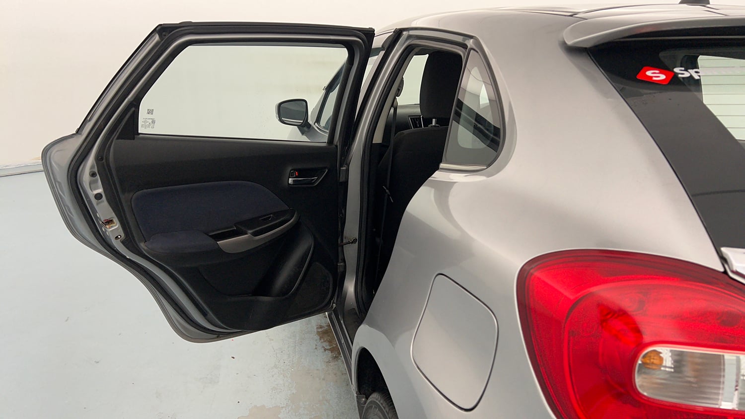 Used 2020 Maruti Suzuki Baleno Zeta Petrol Manual interior LEFT REAR DOOR OPEN VIEW