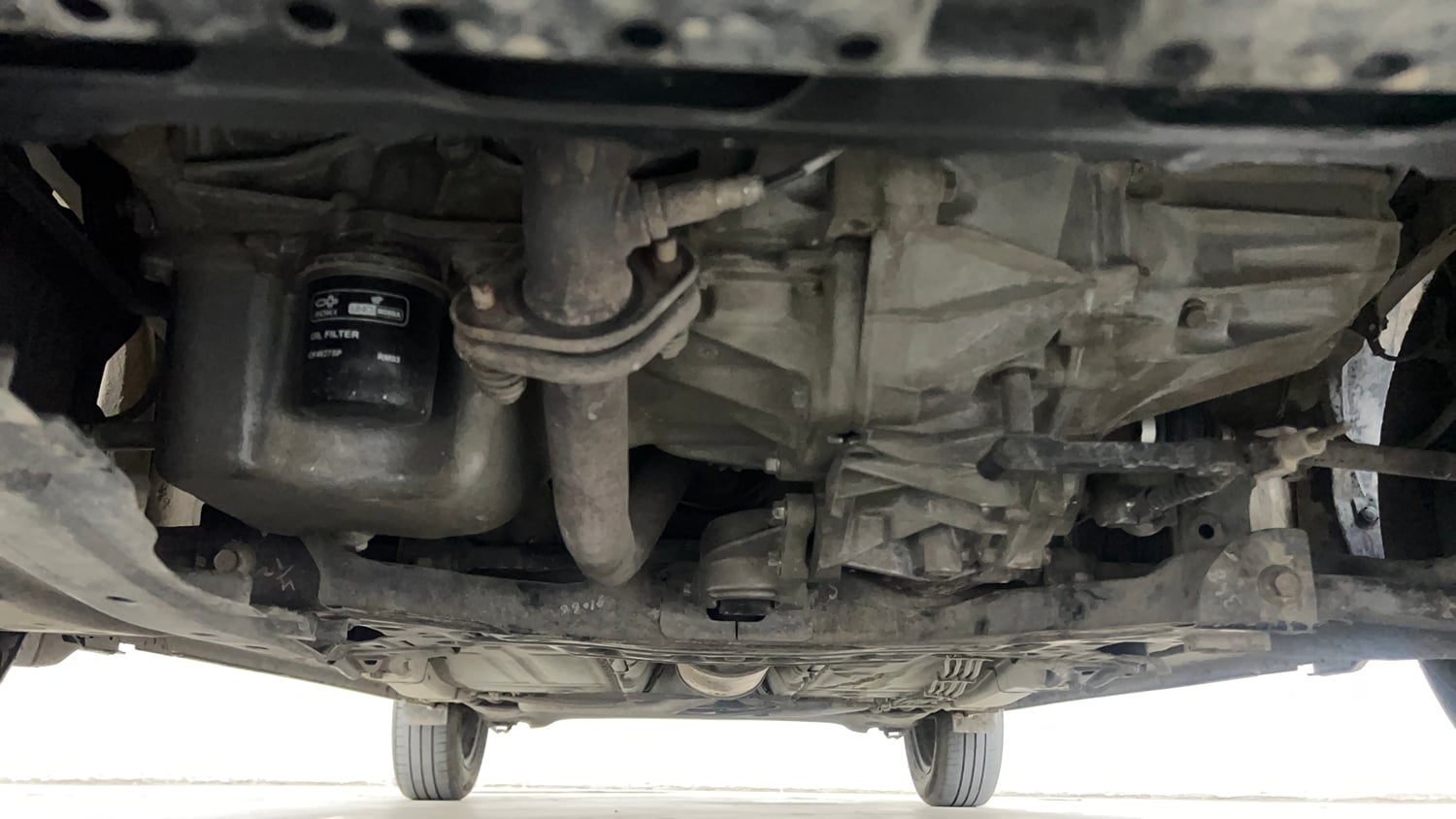 Used 2017 Maruti Suzuki Baleno Delta 1.2 Petrol Manual extra FRONT LEFT UNDERBODY VIEW