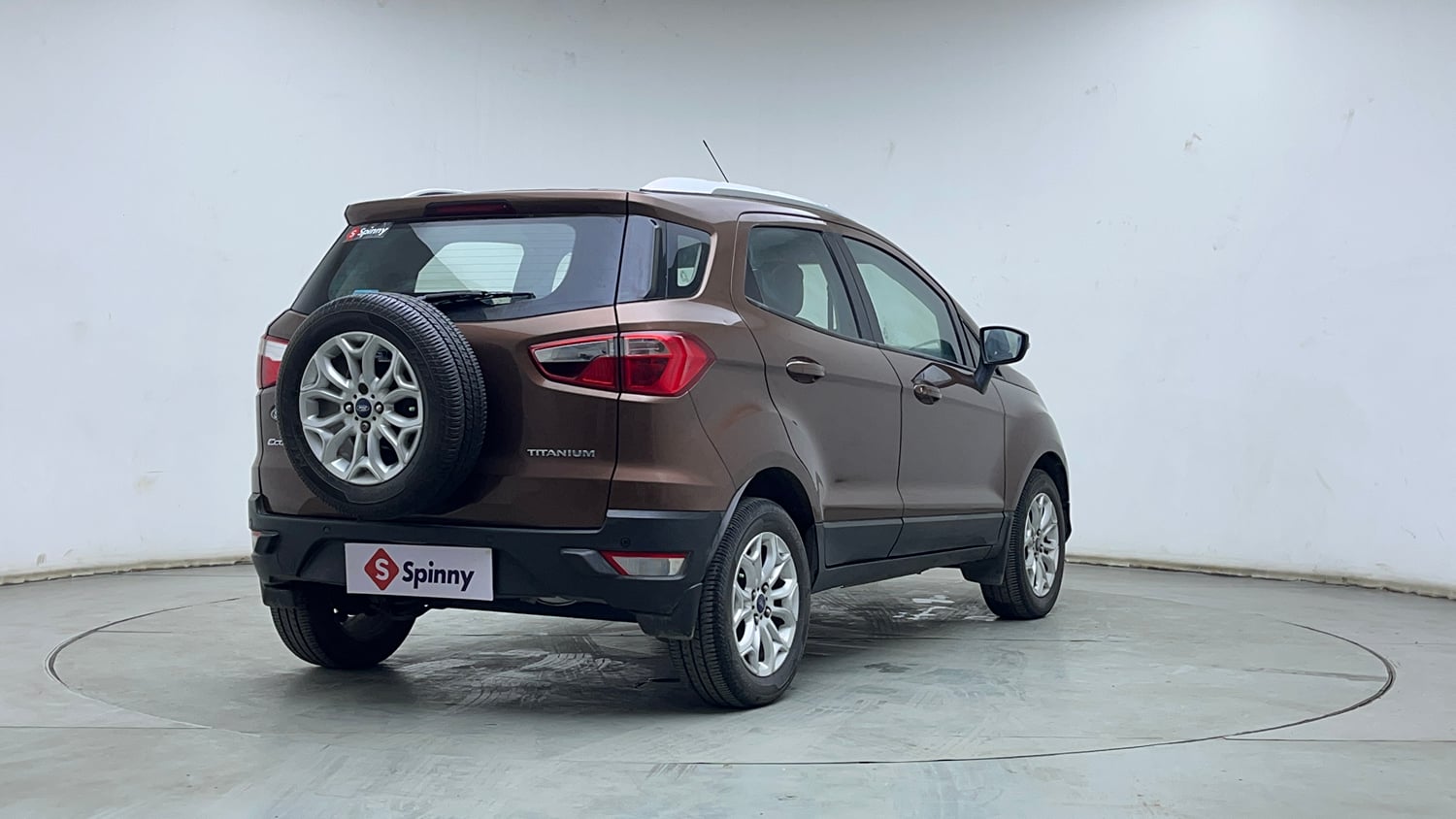 Used 2017 Ford EcoSport Titanium 1.5L Ti-VCT AT Petrol Automatic exterior RIGHT REAR CORNER VIEW
