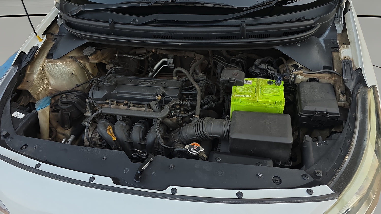 Used 2015 Hyundai Elite i20 Sportz 1.2 (O) Petrol Manual engine ENGINE LEFT SIDE VIEW