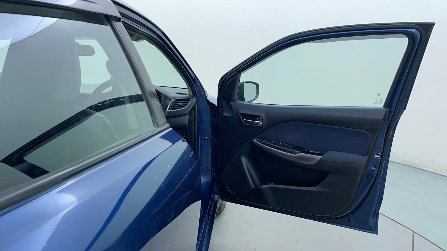 Used 2019 Maruti Suzuki Baleno Delta Petrol Manual interior RIGHT FRONT DOOR OPEN VIEW