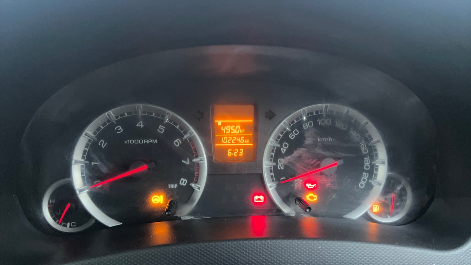 Used 2014 Maruti Suzuki Swift VXi Petrol Manual interior CLUSTERMETER VIEW
