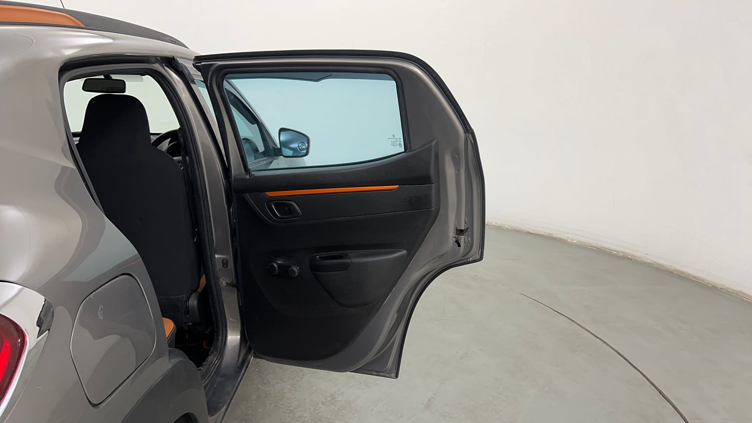 Used 2017 Renault Kwid CLIMBER 1.0 Petrol Manual interior RIGHT REAR DOOR OPEN VIEW