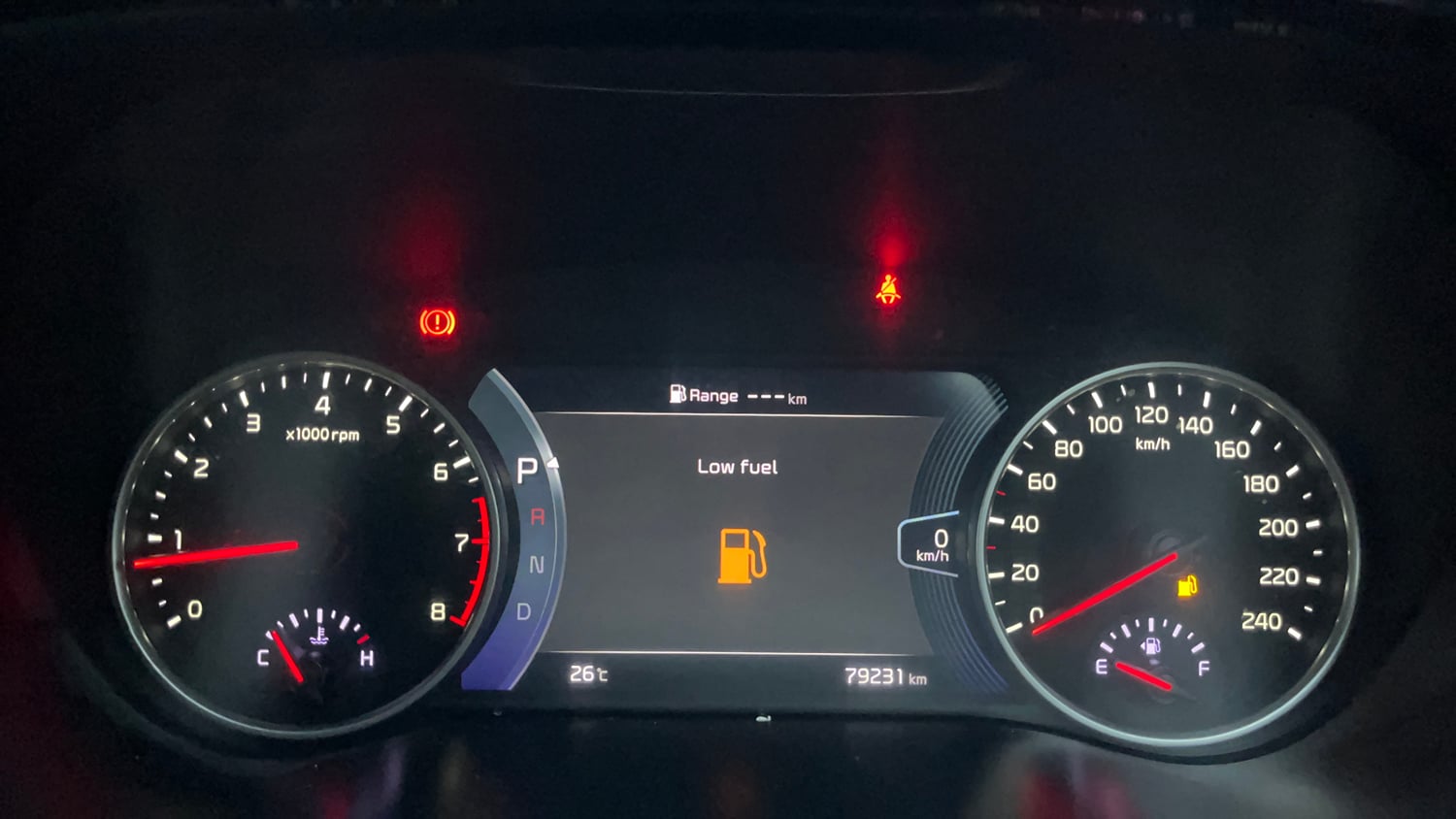 Used 2019 kia Seltos GTX DCT 1.4 Petrol Automatic interior CLUSTERMETER VIEW