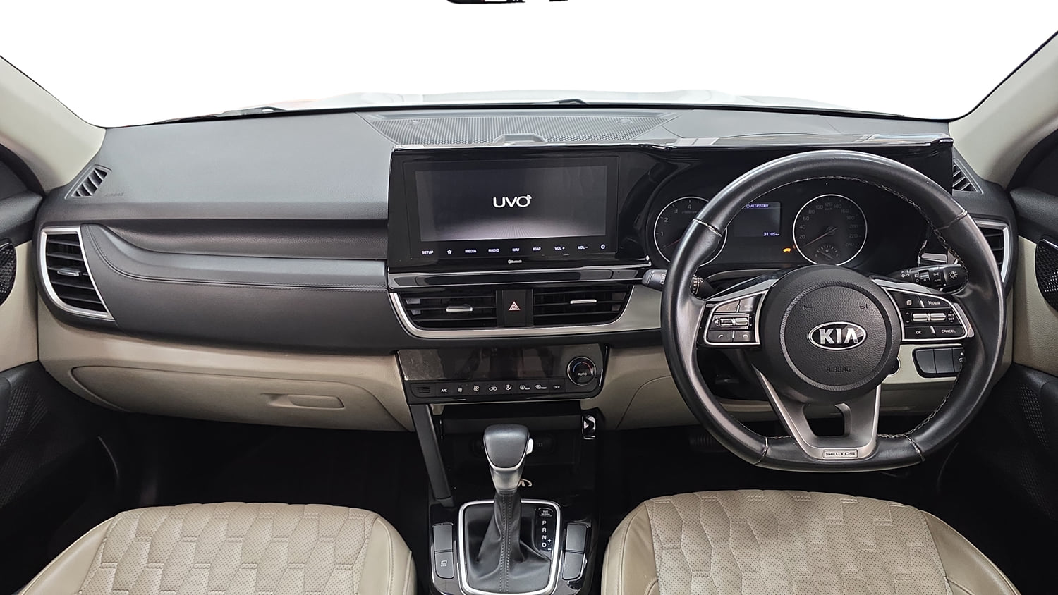 Used 2020 Kia Seltos HTX IVT 1.5 Petrol Automatic interior DASHBOARD VIEW