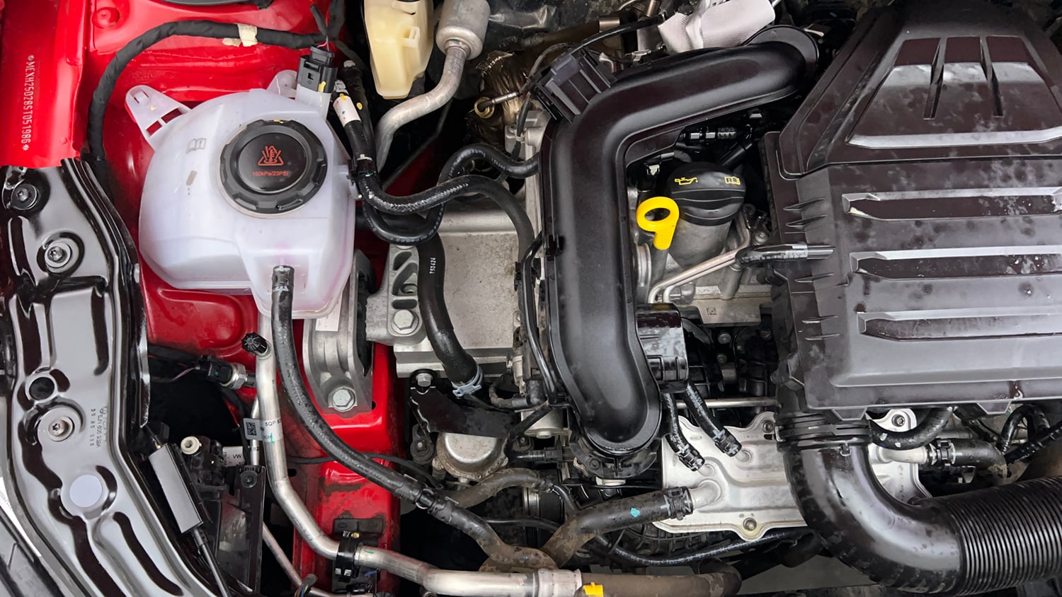 Used 2025 Volkswagen Virtus GT Line 1.0 TSI AT Petrol Automatic engine ENGINE RIGHT SIDE VIEW