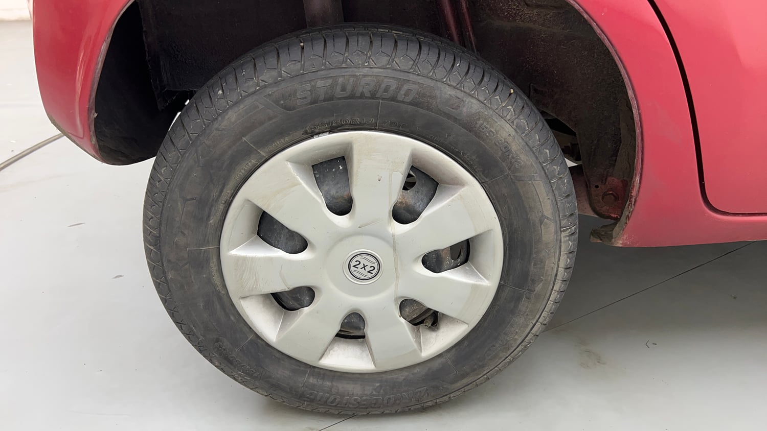 Used 2016 Datsun Redi-GO T (O) Petrol Manual tyres RIGHT REAR TYRE RIM VIEW