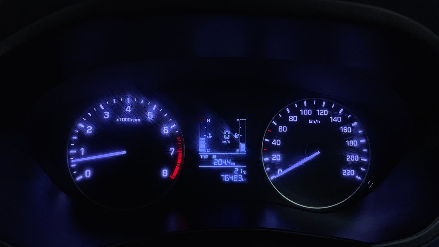 Used 2015 Hyundai i20 Active 1.2 S Petrol Manual interior CLUSTERMETER VIEW