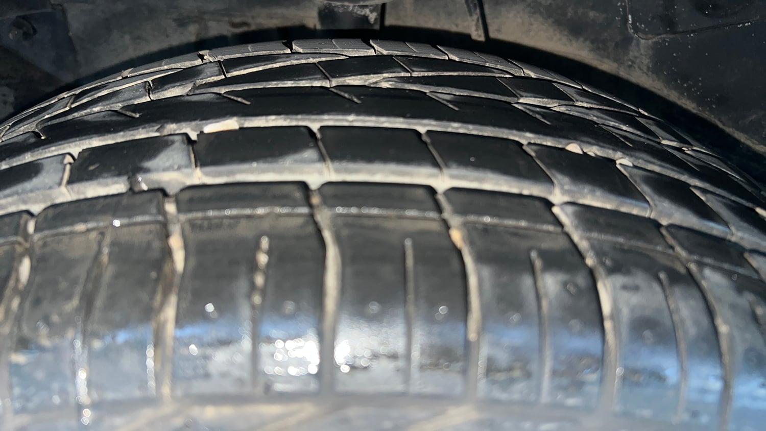 Used 2023 Tata Nexon XZA Plus (S) Petrol Automatic tyres RIGHT REAR TYRE TREAD VIEW