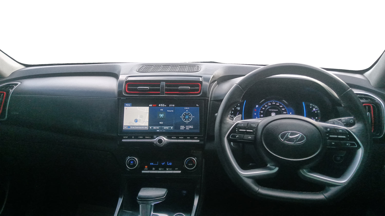 Used 2022 Hyundai Creta SX (O) 1.5 Diesel Automatic knight Diesel Automatic interior DASHBOARD VIEW