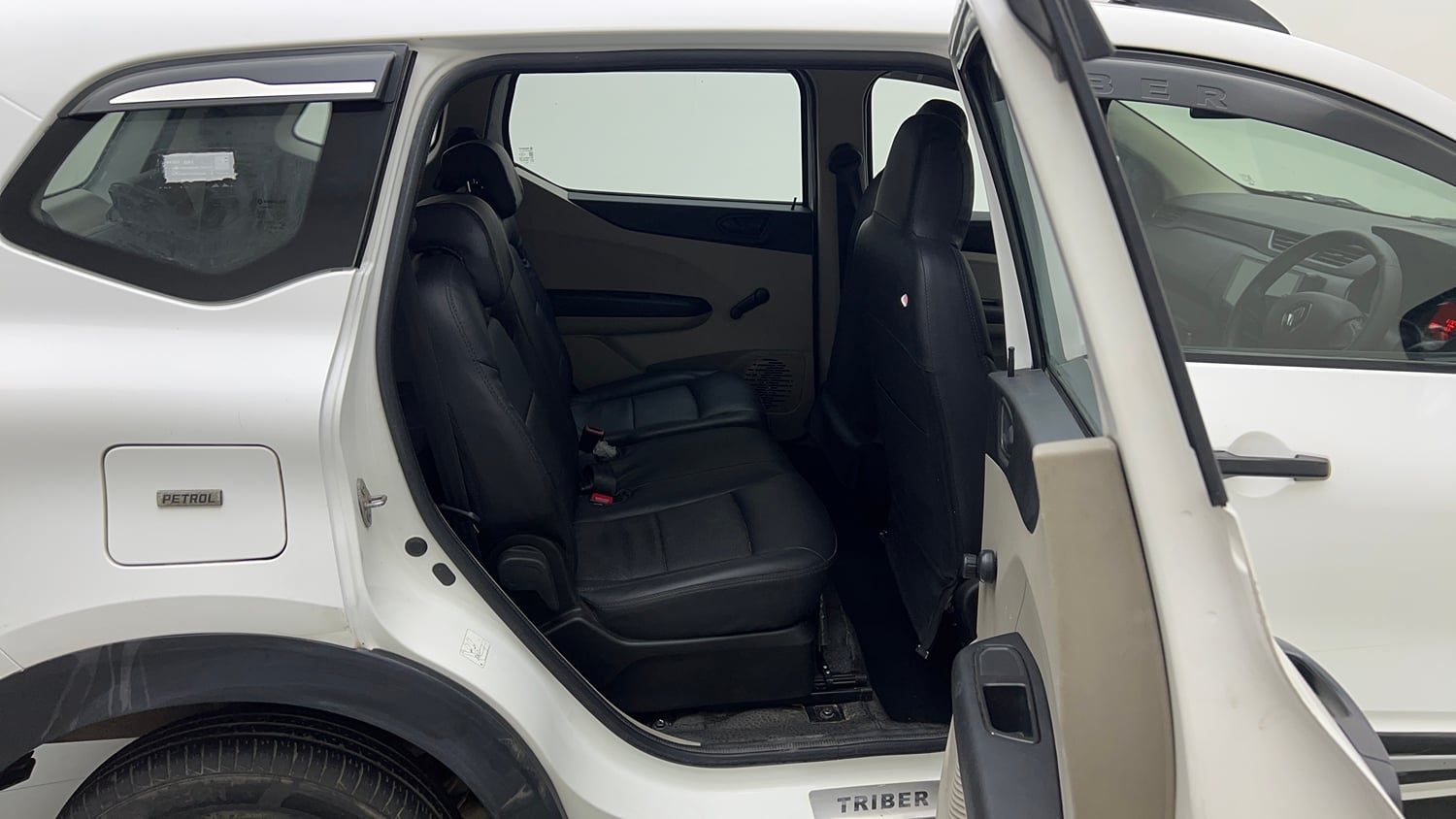 Used 2022 Renault Triber RXE Petrol Manual interior RIGHT SIDE REAR DOOR CABIN VIEW
