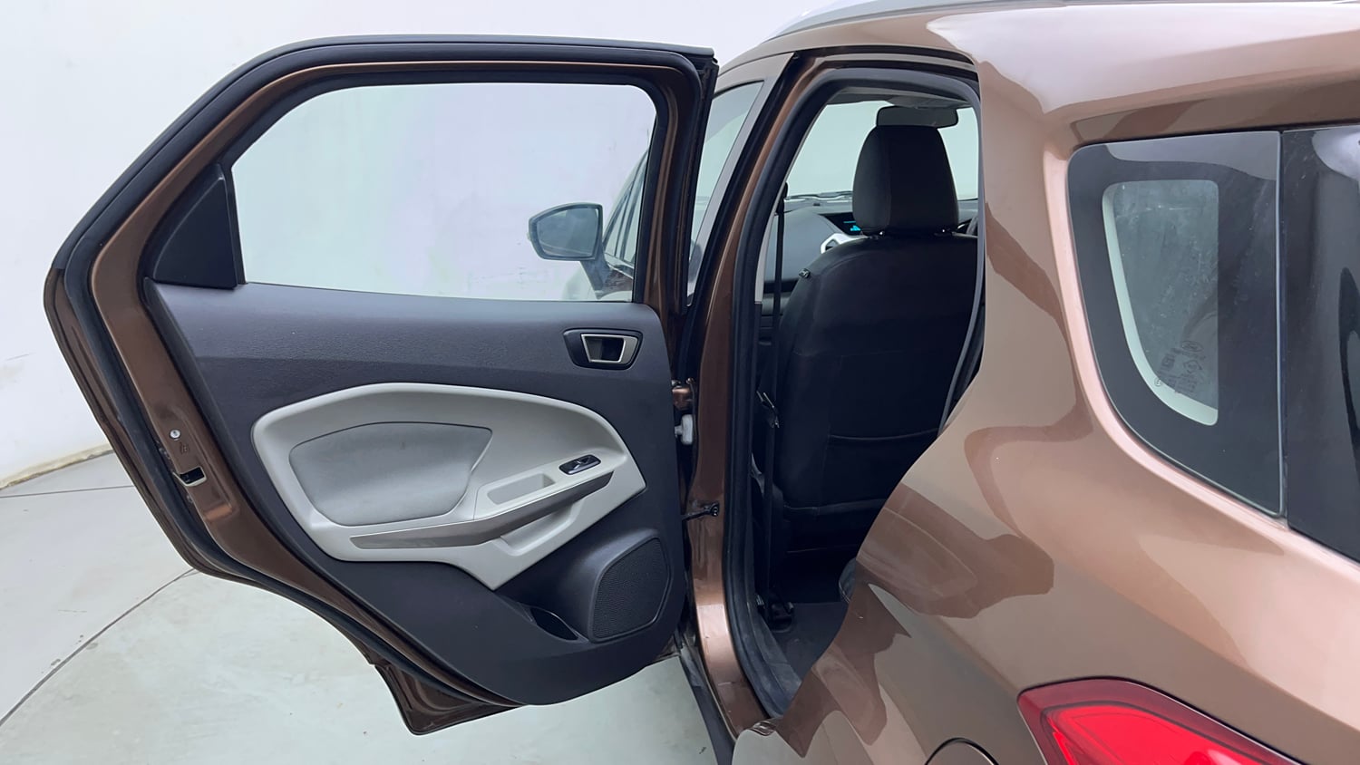 Used 2017 Ford EcoSport Titanium 1.5L Ti-VCT AT Petrol Automatic interior LEFT REAR DOOR OPEN VIEW