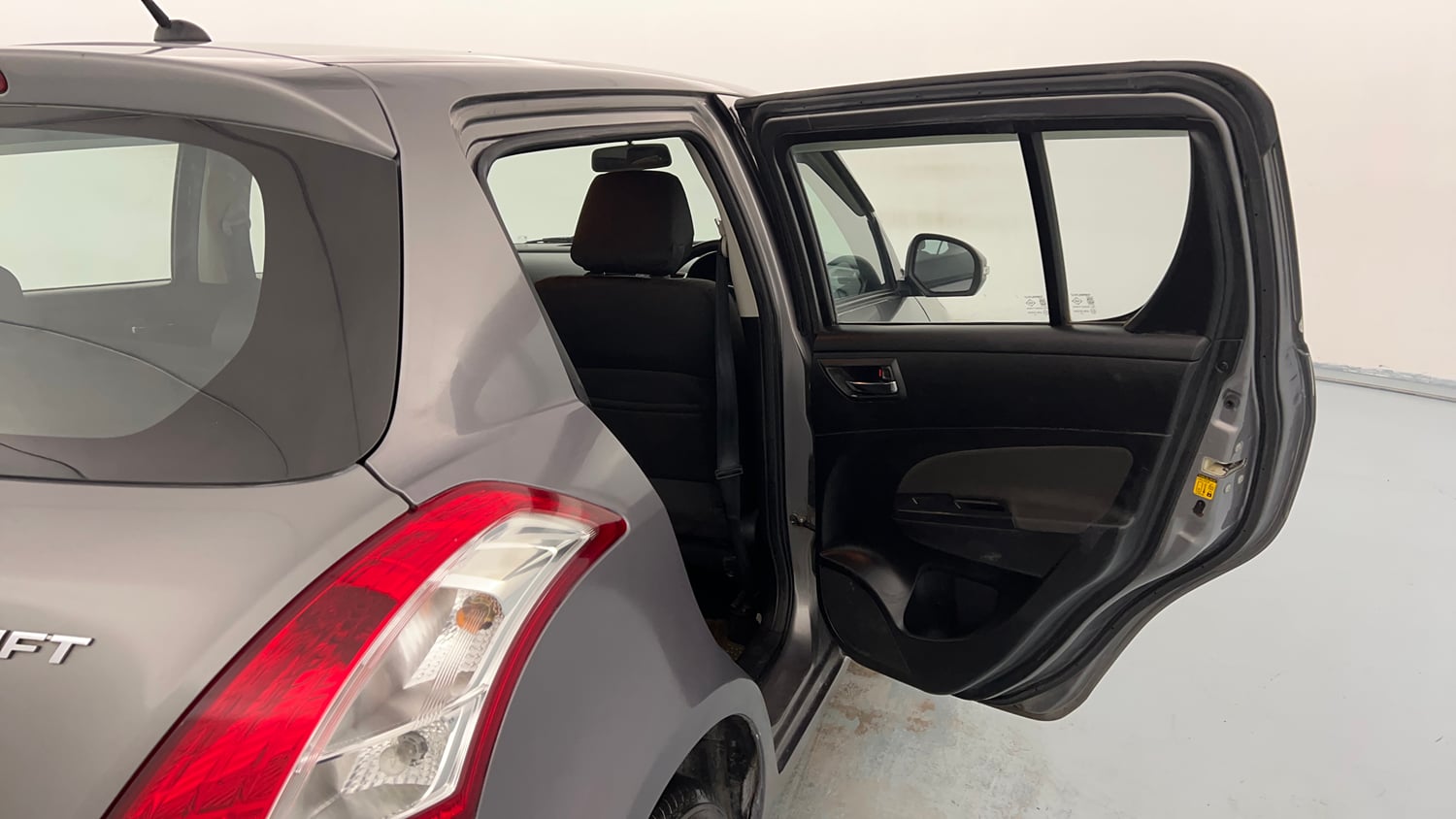 Used 2013 Maruti Suzuki Swift VXi Petrol Manual interior RIGHT REAR DOOR OPEN VIEW