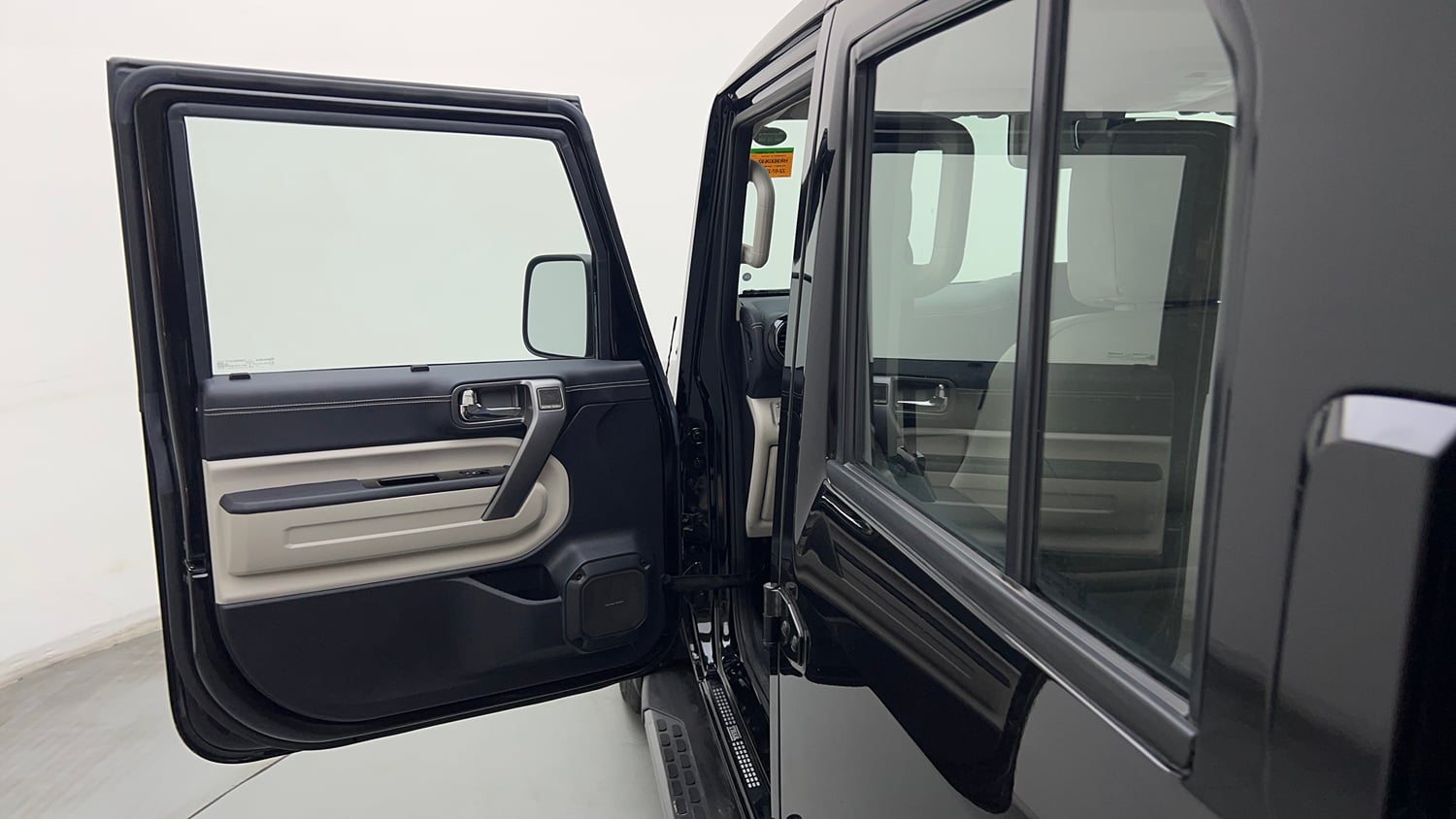 Used 2025 Mahindra Thar Roxx AX7 L Diesel AT 2WD Diesel Automatic interior LEFT FRONT DOOR OPEN VIEW