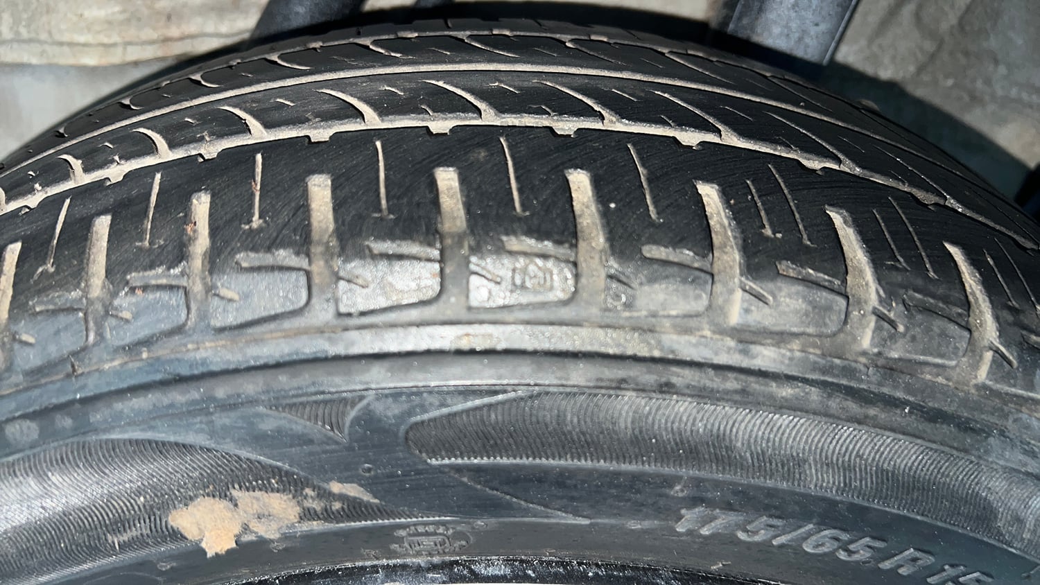 Used 2021 Honda City 4th Generation SV Petrol Petrol Manual tyres LEFT REAR TYRE TREAD VIEW