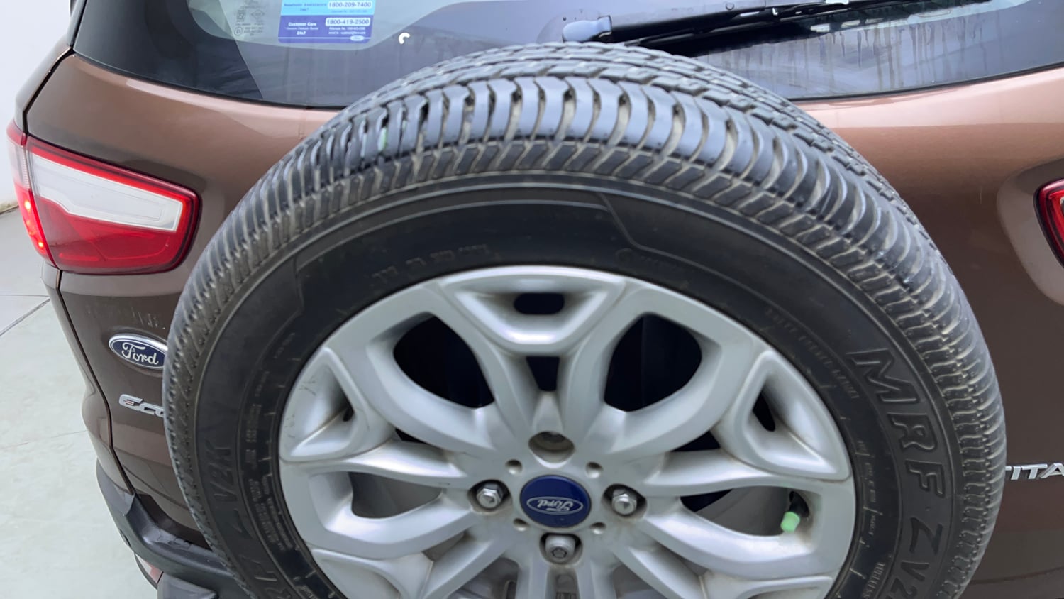 Used 2017 Ford EcoSport Titanium 1.5L Ti-VCT AT Petrol Automatic tyres SPARE TYRE VIEW