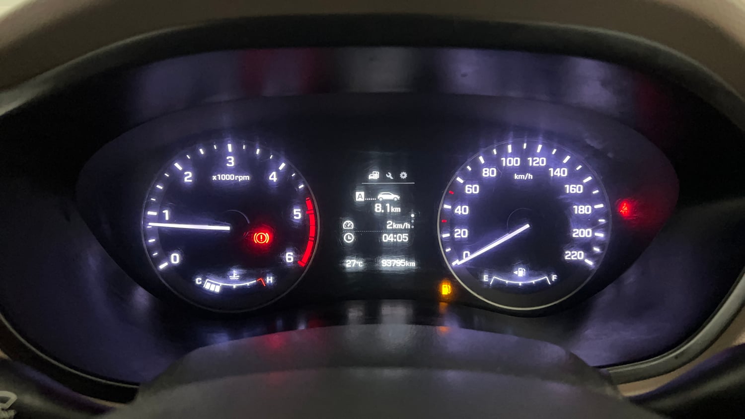 Used 2017 Hyundai Elite i20 Asta 1.4 CRDI (O) Diesel Manual interior CLUSTERMETER VIEW