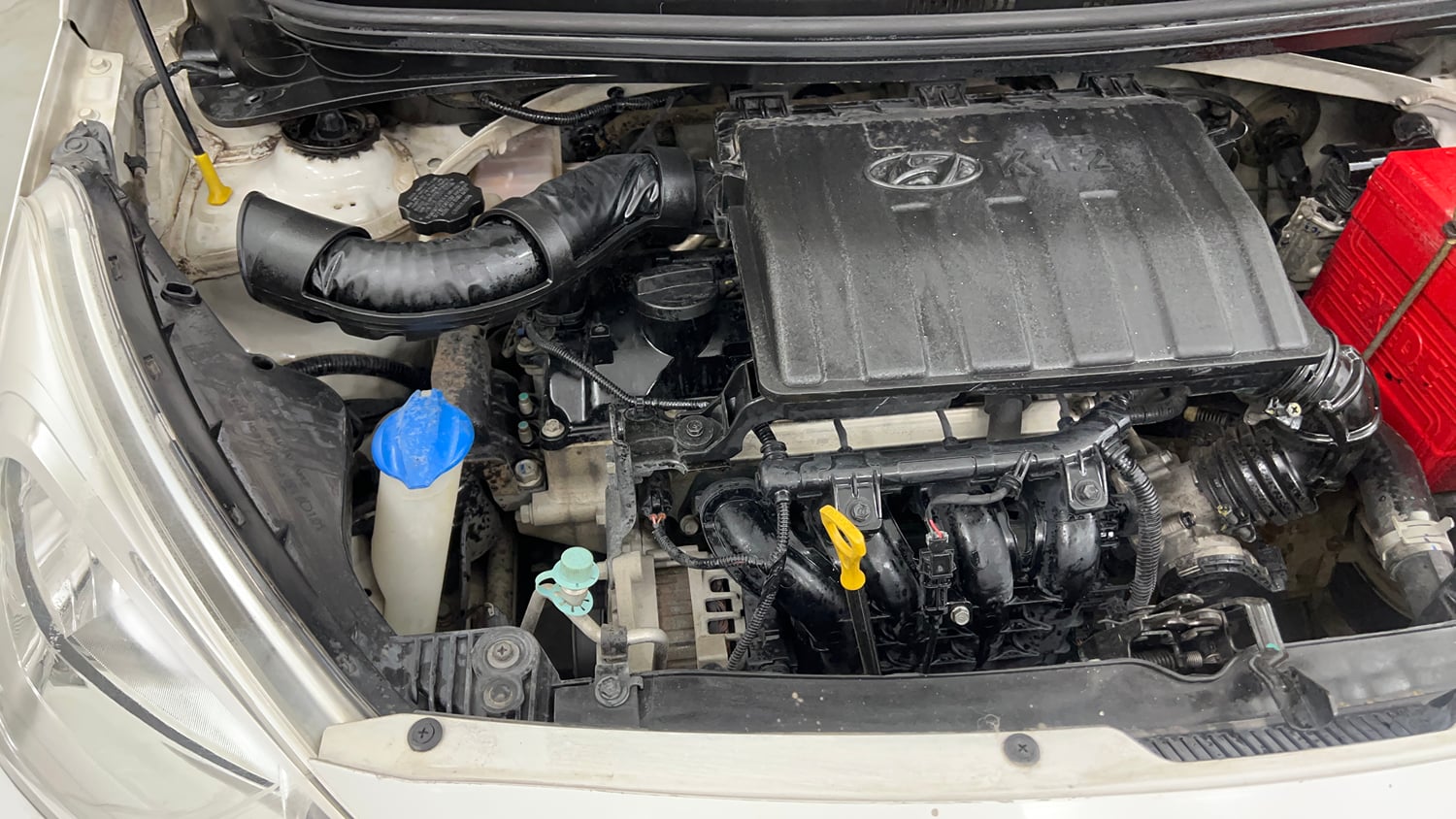 Used 2016 Hyundai Grand i10 Asta 1.2 Kappa VTVT (O) Petrol Manual engine ENGINE RIGHT SIDE VIEW