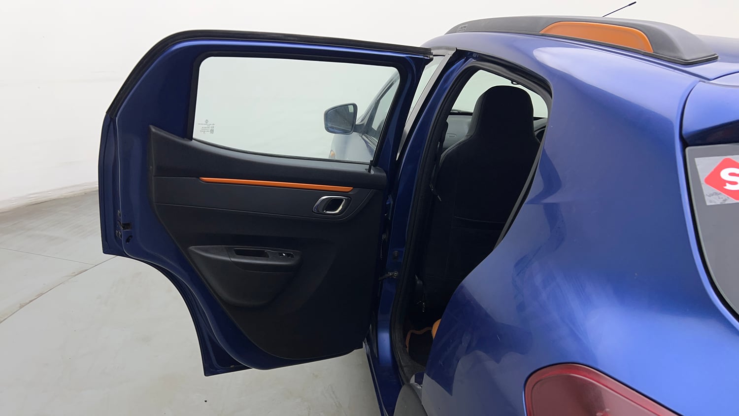 Used 2020 Renault Kwid CLIMBER 1.0 AMT Opt Petrol Automatic interior LEFT REAR DOOR OPEN VIEW