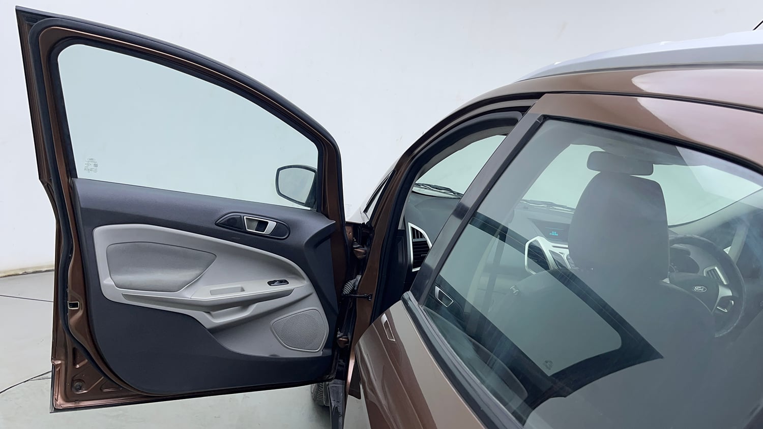 Used 2017 Ford EcoSport Titanium 1.5L Ti-VCT AT Petrol Automatic interior LEFT FRONT DOOR OPEN VIEW