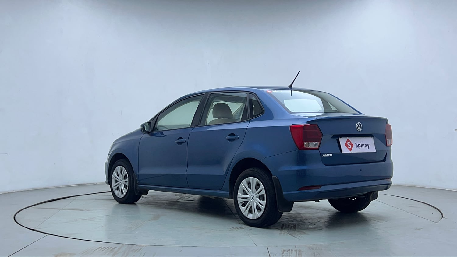 Used 2016 Volkswagen Ameo Comfortline 1.2L (P) Petrol Manual exterior LEFT REAR CORNER VIEW