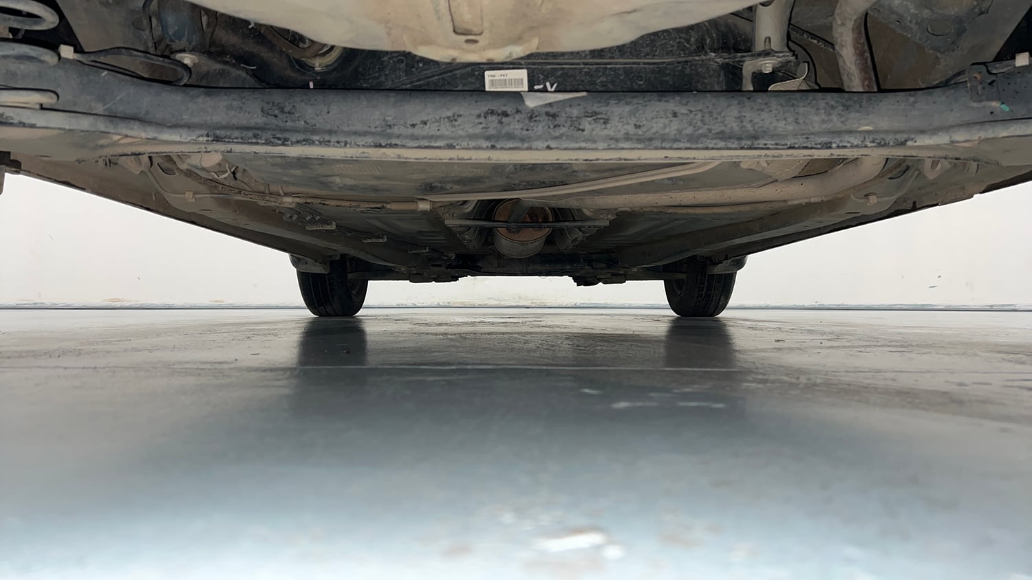 Used 2021 Maruti Suzuki Baleno Delta Petrol Manual extra REAR UNDERBODY VIEW (TAKEN FROM REAR)